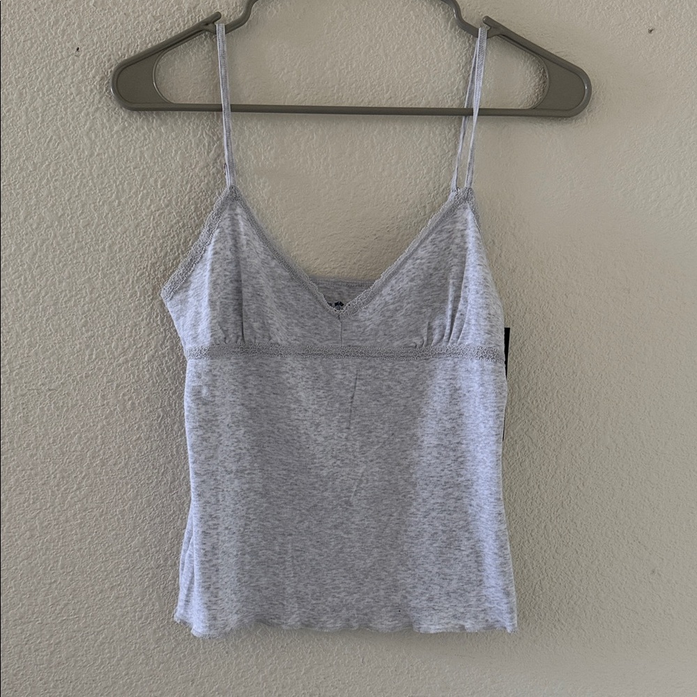 Brandy melville heather gray Serena tank top